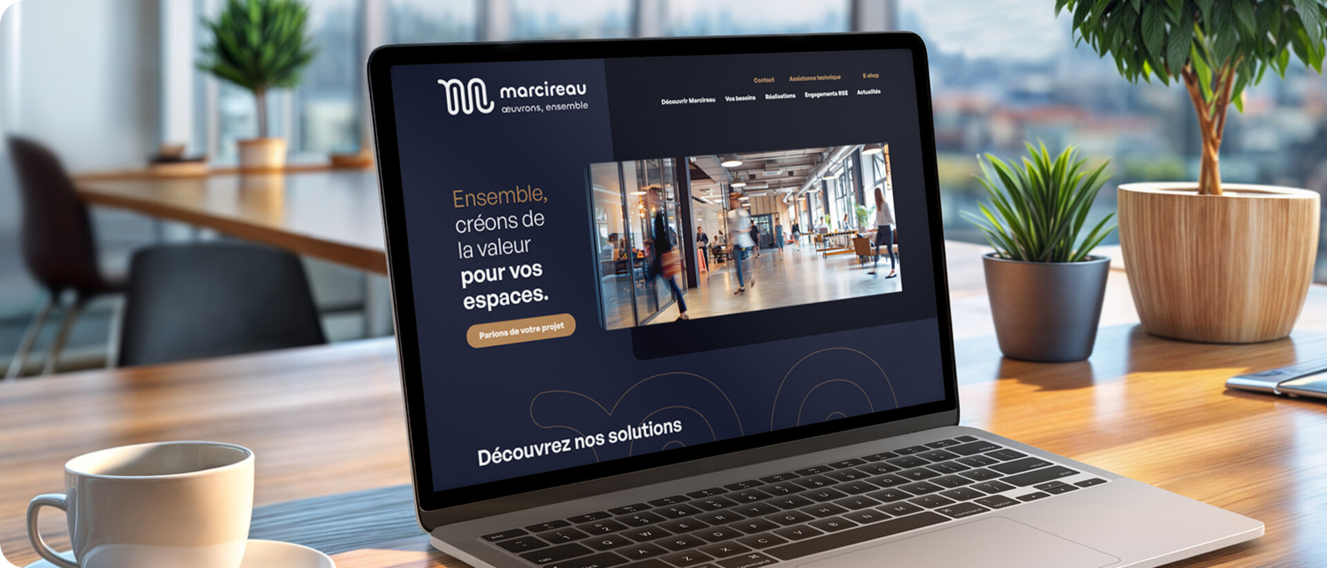 Lancement du nouveau site web de Marcireau